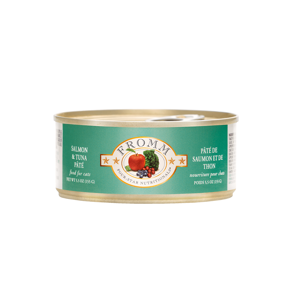 Fromm Four Star Wet Cat Food Salmon Tuna Pate 5.5oz