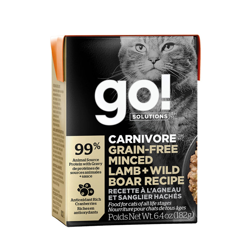 Go Solutions Carnivore Grain Free P t for Cats Minced Lamb