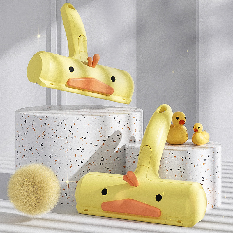 Cute Duck Pet Hair Remover Roller