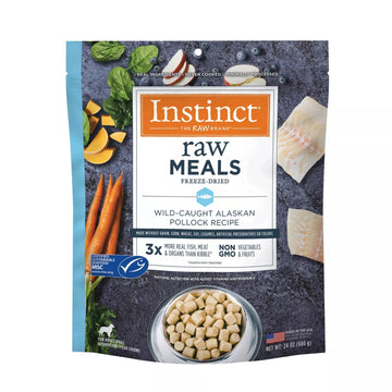 【INSTINCT - DOG】Raw Meals Grain Free Freeze-Dried Adult Dog Dry Food - Alaskan Pollock