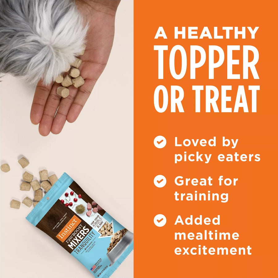 【INSTINCT - DOG】Raw Boost Mixers Calming Support Grain Free Freeze-Dried Dog Food Topper 0.75 oz