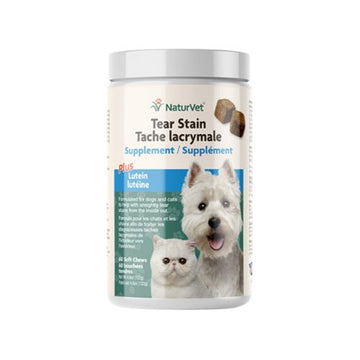 【NATURVET】Tear Stain Supplement Plus Lutein For Dogs & Cats (60CT)