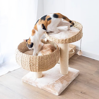 BBDD Rattan Cat Tree 62cm