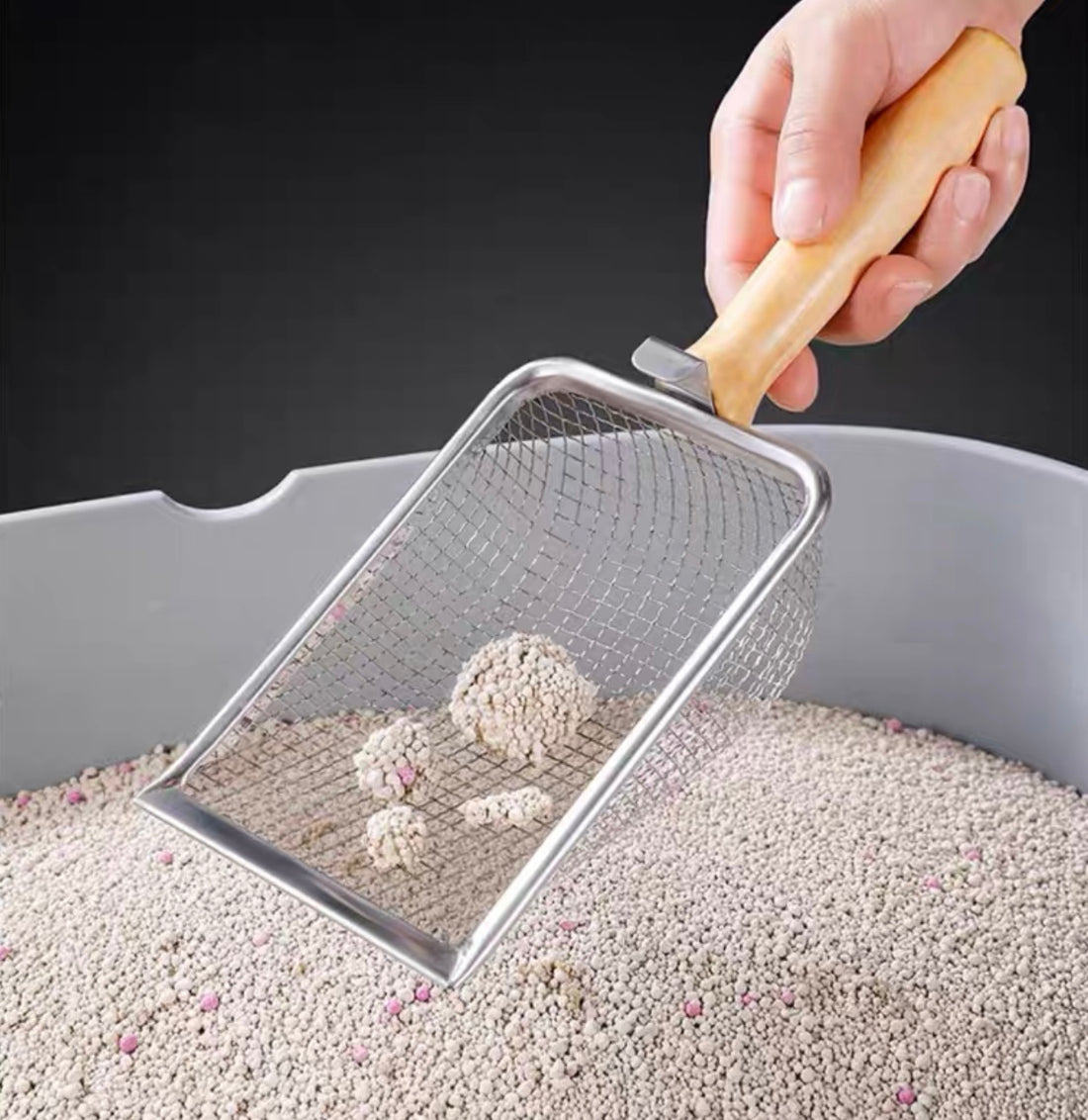 Cat Litter Scoop -  For Bentonite Clay