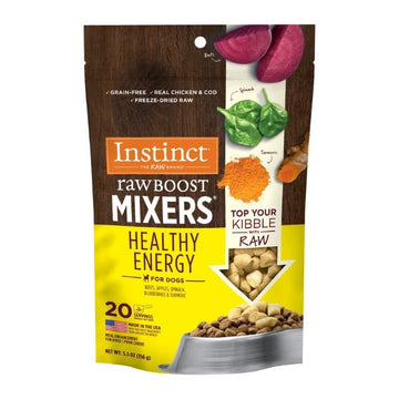 【INSTINCT - DOG】Raw Boost Mixers Healthy Energy Grain Free Freeze-Dried Dog Food Topper 5.5 oz