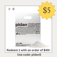 【PIDAN】White-Jade (Corn Starch) Cat Litter  - 2.35kg (Non-Flushable)