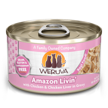 【WERUVA】Cat Can - Amazon Livin‘ with Chicken & Chicken Liver 3oz